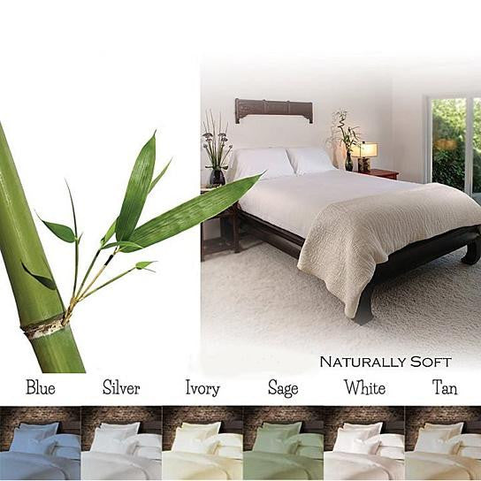 Multiple Colours - Lovely Soft Bamboo Sheet Set (6 Piece) (King & Queen)