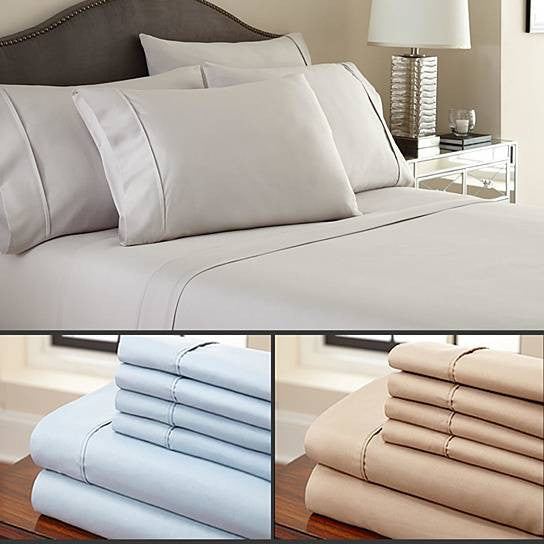 Multiple Colours - Lovely Soft Bamboo Sheet Set (6 Piece) (King & Queen)