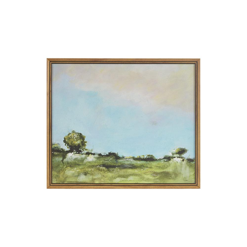 Across The Plains 2, Wall Art Framed Canvas - Framed (25" x 21")
