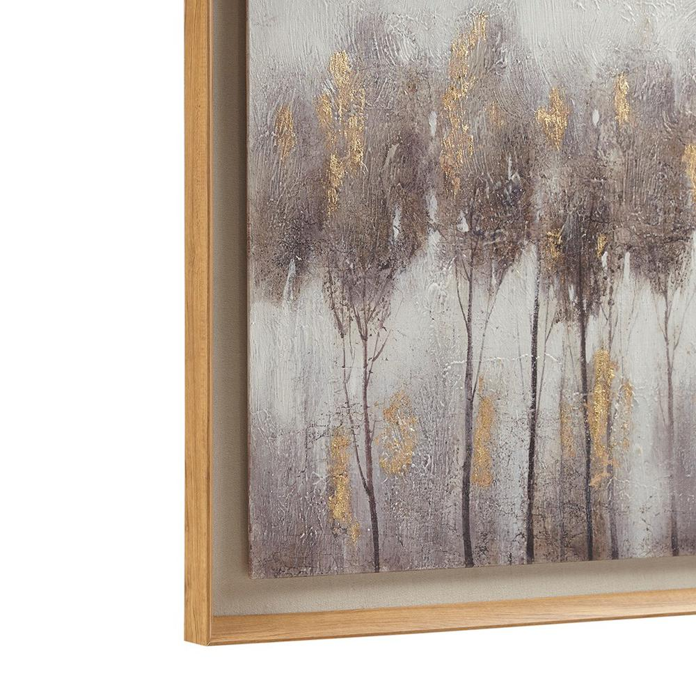 Forest, Hand Painted Wall Art - Framed Canvas (35.50" x 25.50")