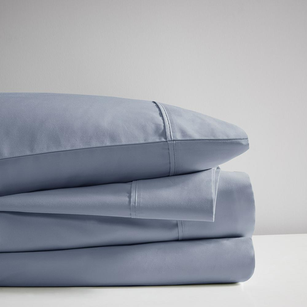 Blue - Luxurious Cotton Rich Sheet Set (King)