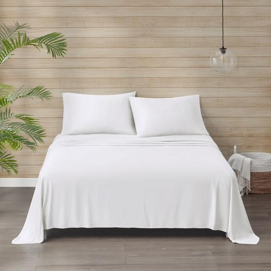White - Breathable Silky Smooth Sheet Set  (Queen)