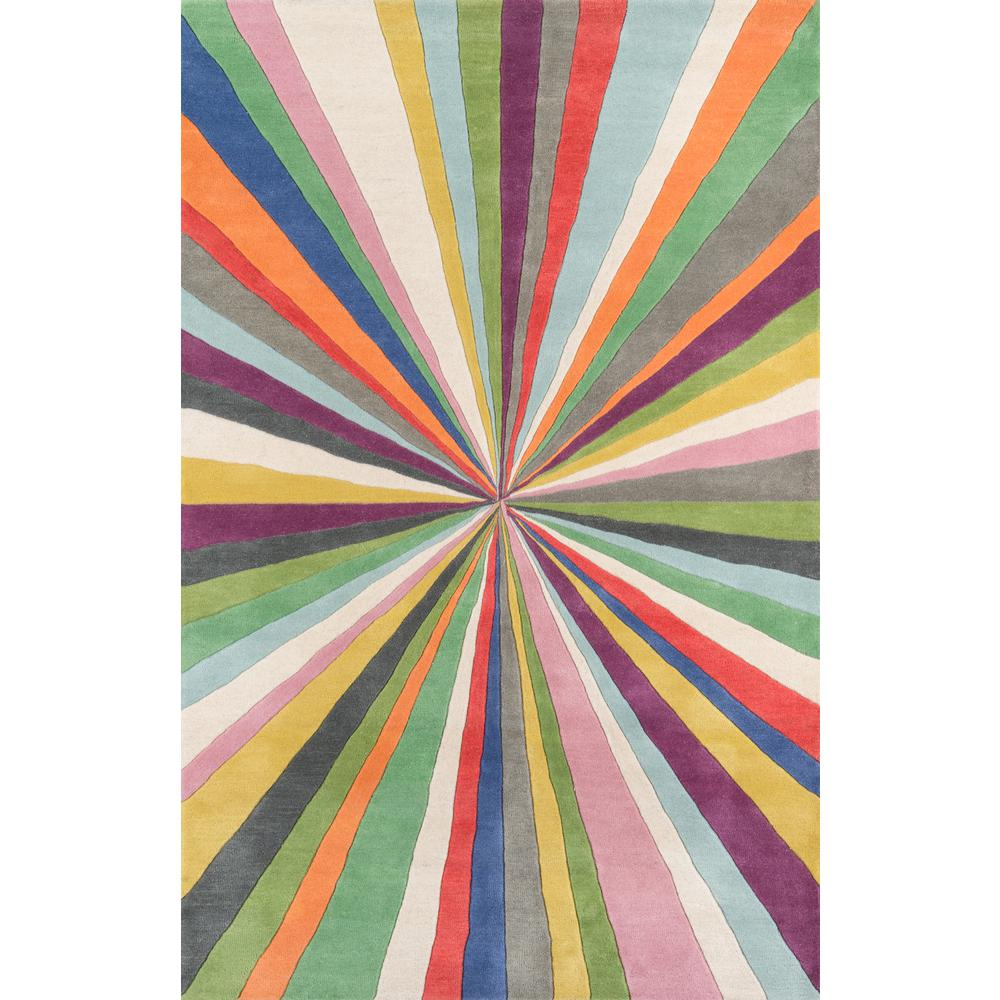 Multicolor - Vibrant Impressions Modern Rug (8' X 10')