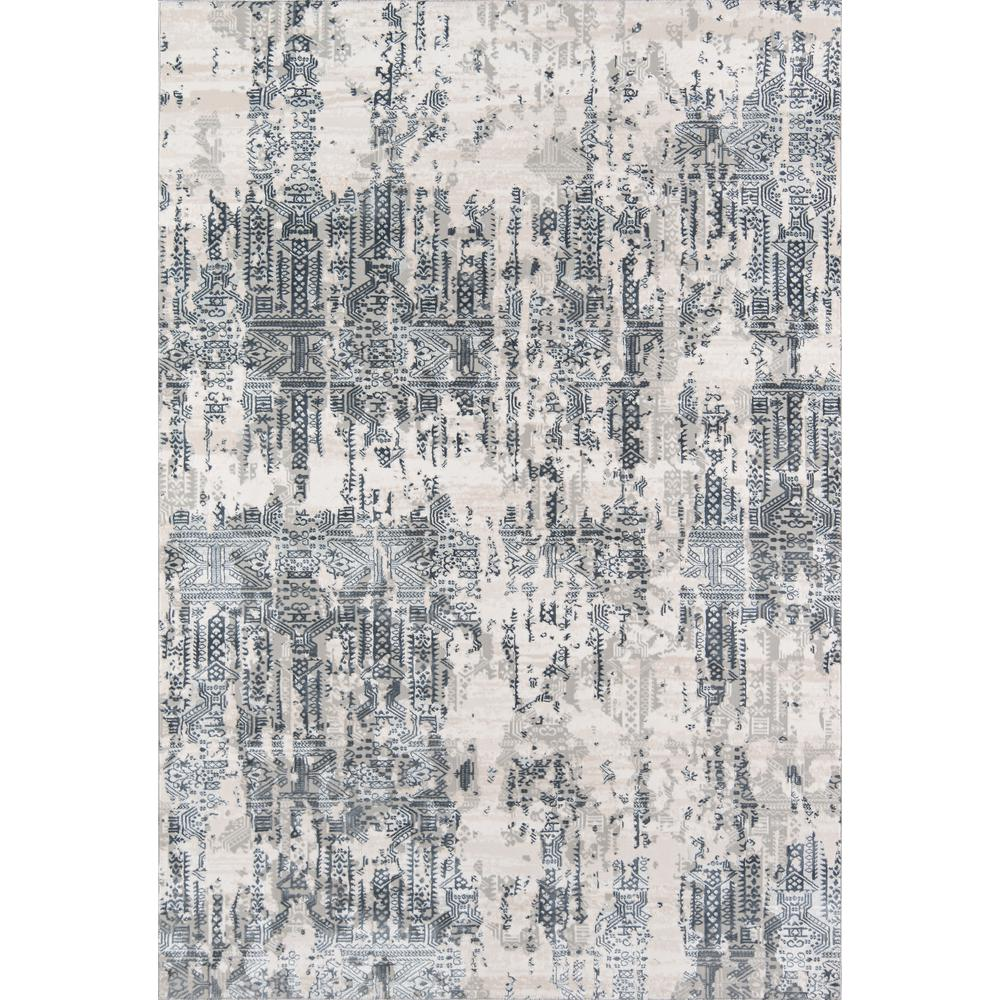 Grey - Chic Persian-Inspired Transitional Rug (5'1" X 7'7")