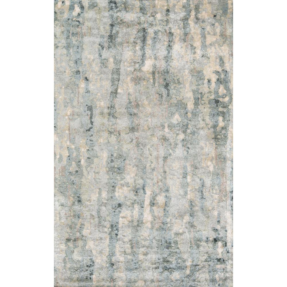 Soft Hues - Chic Abstract Design Modern Rug (8'6" X 11'6")