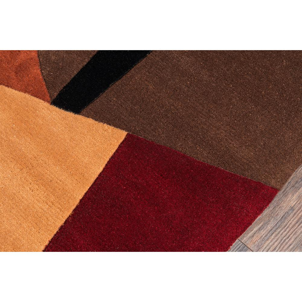 Brown Abstract - Artisan Impressions Modern Rug (3'6" X 5'6")