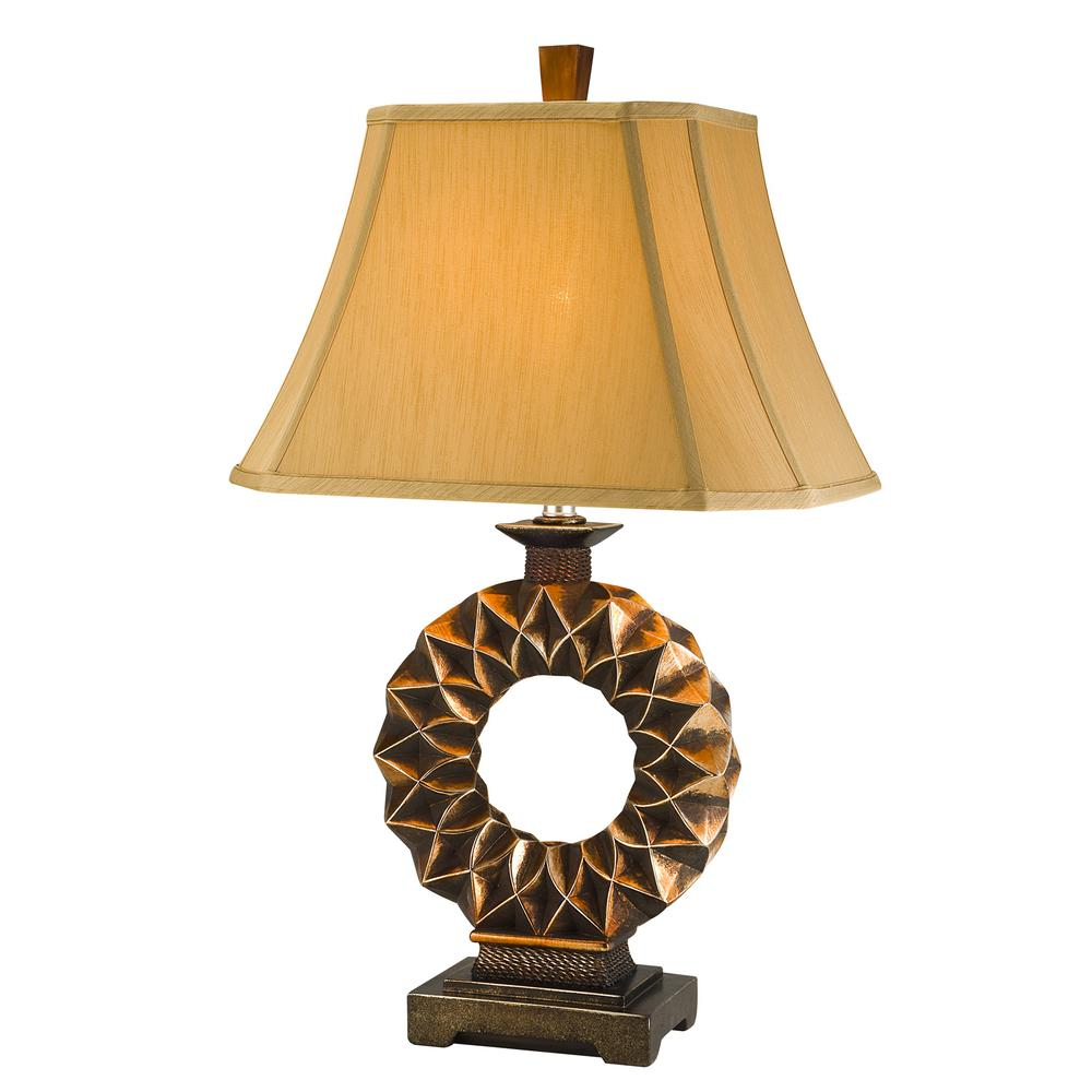 Chic Western-Inspired Rustic Tone Table Lamp (31.0"H)
