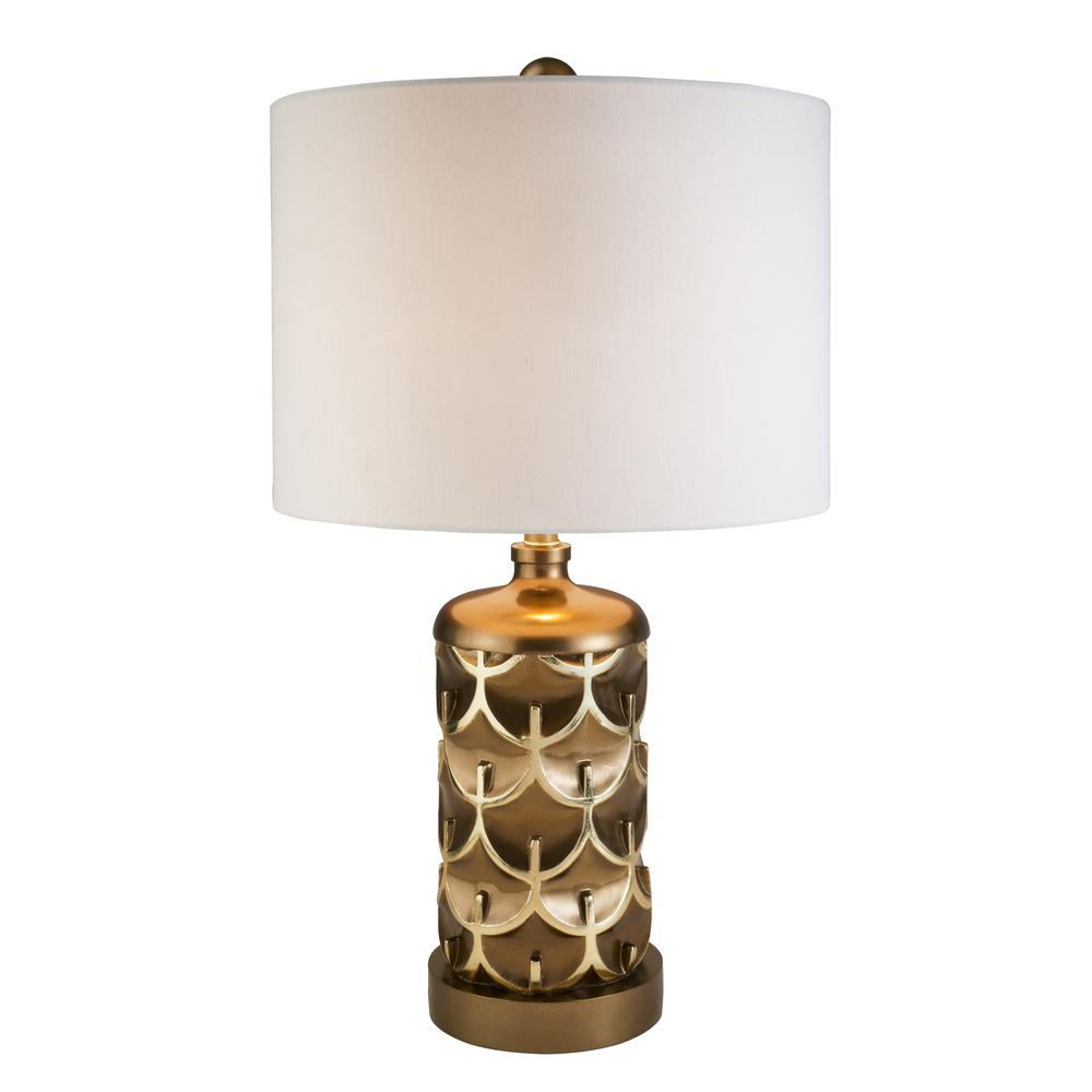 Gold Exquisite Details Table Lamp (27.0"H)