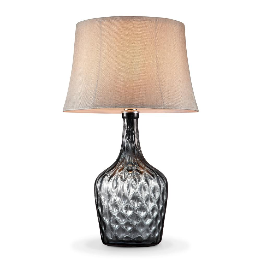 Luxurious Fine Details Glass Table Lamp (30.0"H)