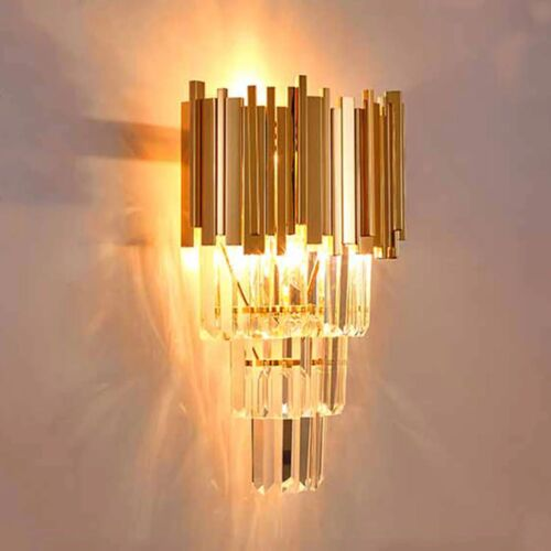Gold - Classic Modern Style Hanging Chandelier With Crystal Accents (Various Styles)
