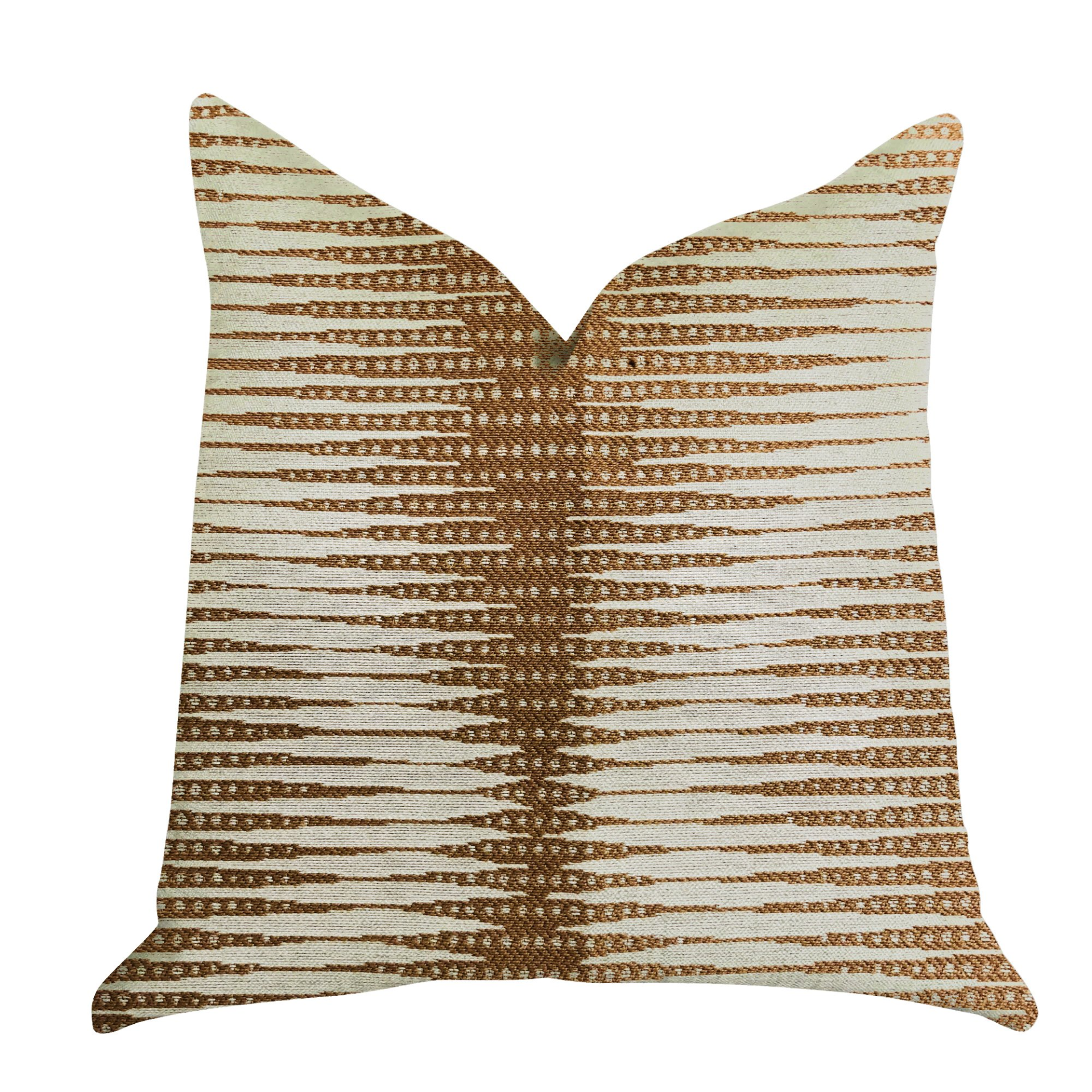 Brown & Beige - Butterfly Inspired Luxury Pillow (Multiple Size)