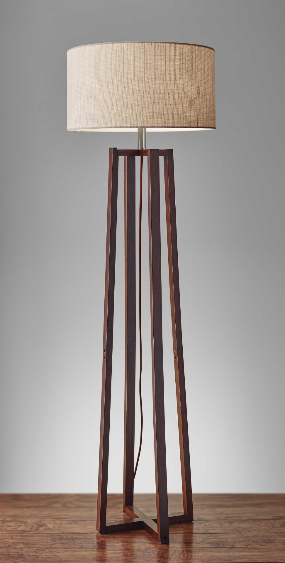 Chic Modern Style Solid Wood Floor Lamp (60"H)