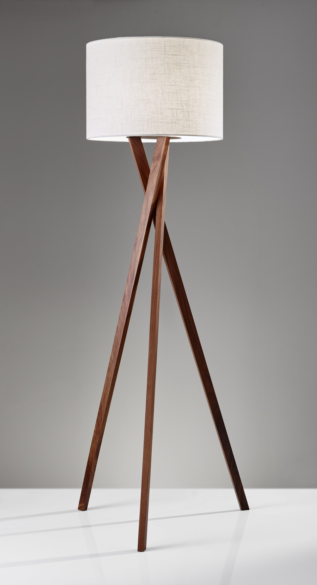 Brown - Modern & Industrial Designer Style Tripod Floor Lamp (63"H)