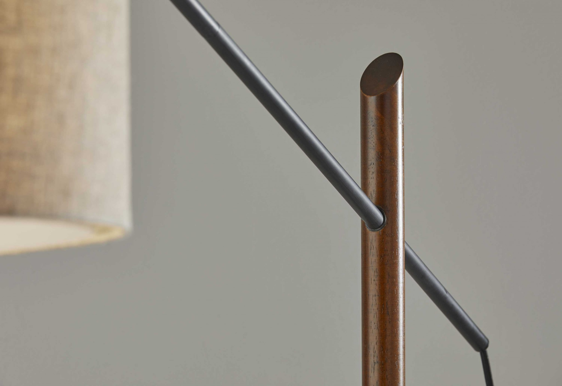 Stylishly Designed Flexible Swing Arm Floor Lamp (76.5"H)