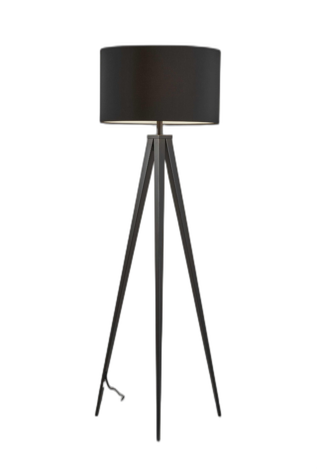Black - Modern & Industrial Designer Style Tripod Floor Lamp (61.5"H)