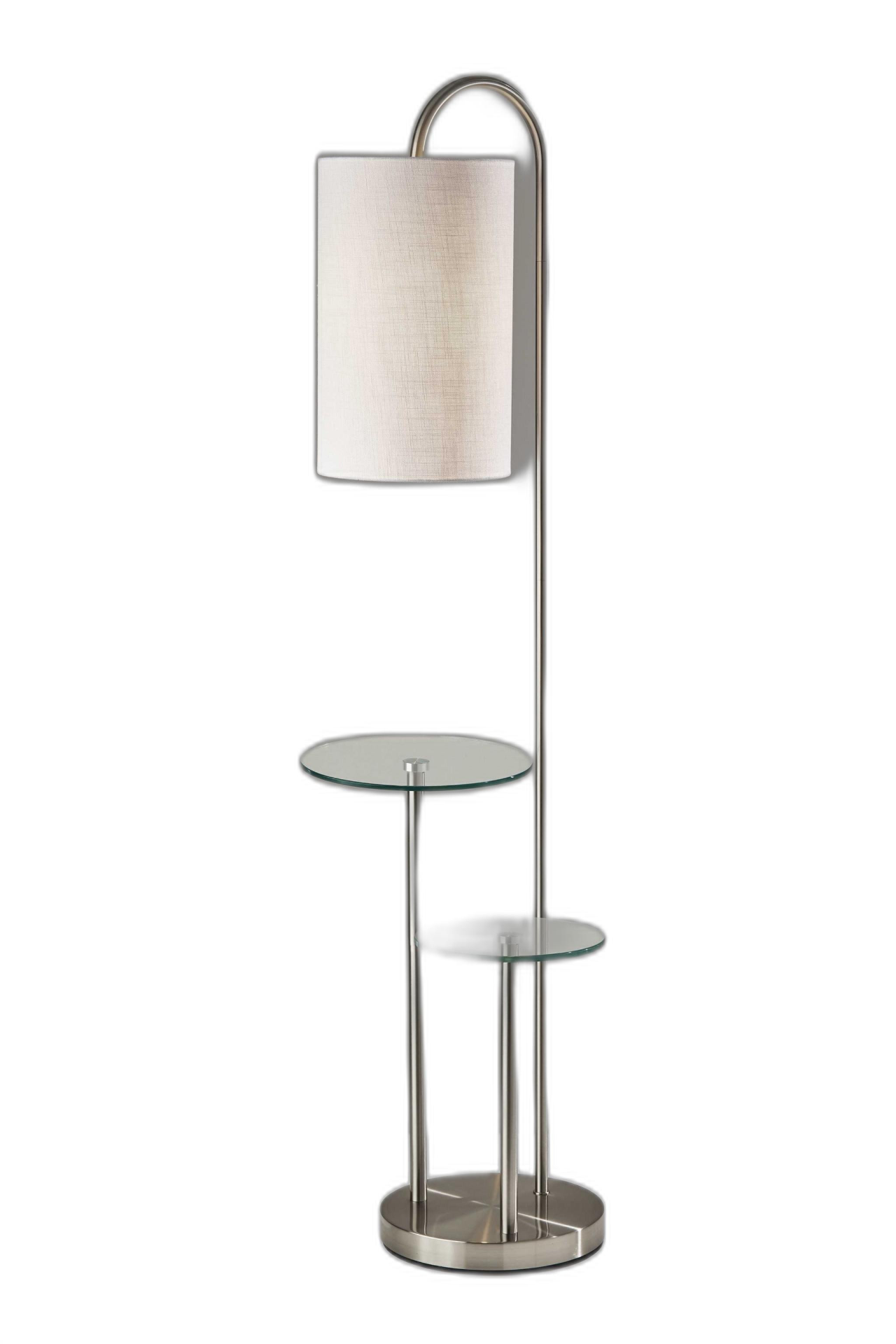 Contemporary Design Floor Lamp With Tray Table (66"H)