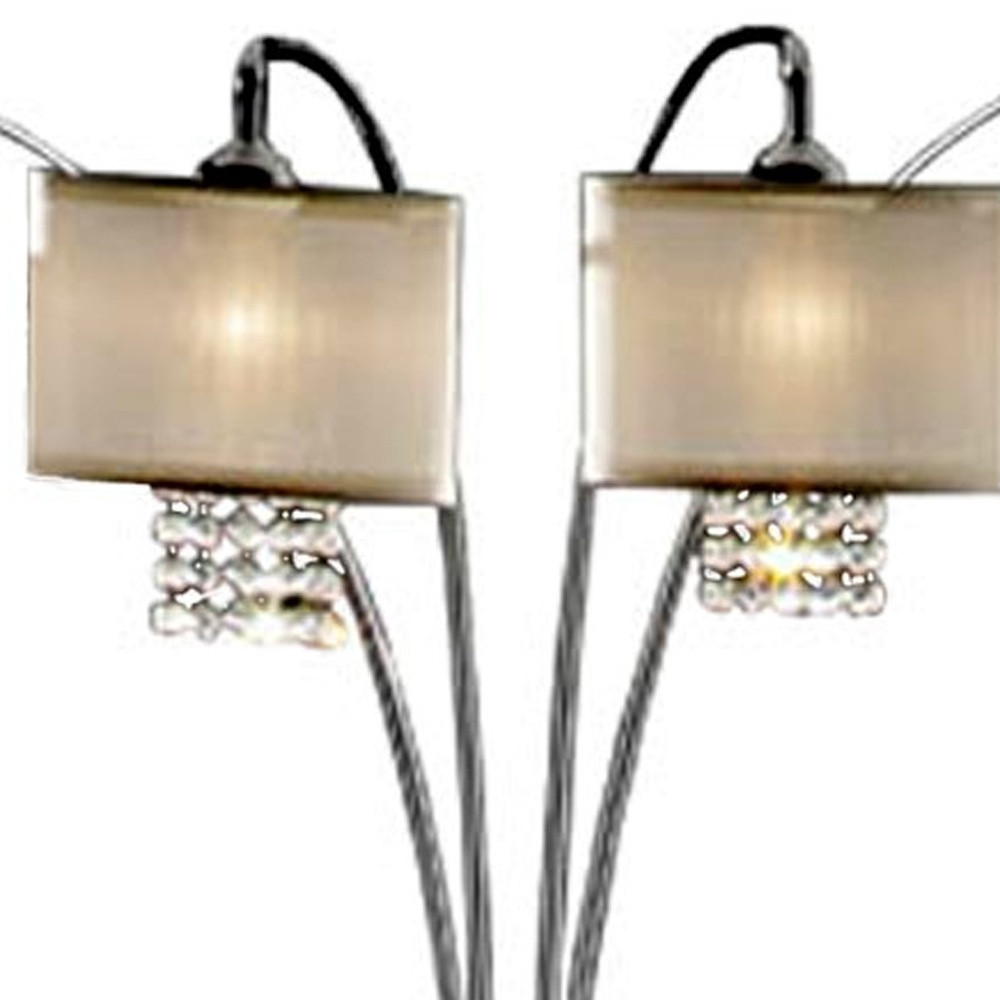 Lavish Four Light Arch Design Floor Lamp (88"H)