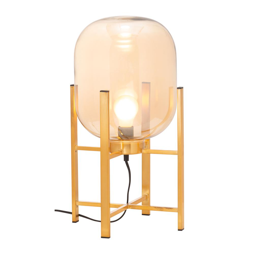 Chic Gold Frame Table Lamp (20.1"H)