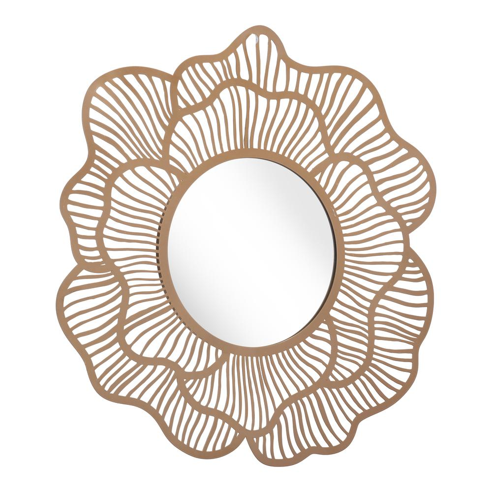 Stylish Flower-Inspired Mirror (28" x 27")