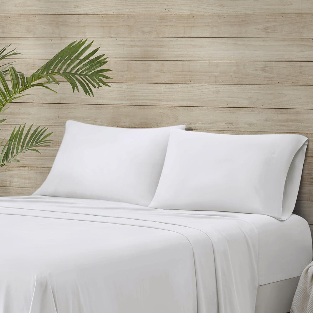 White - Breathable Silky Smooth Sheet Set  (Full)