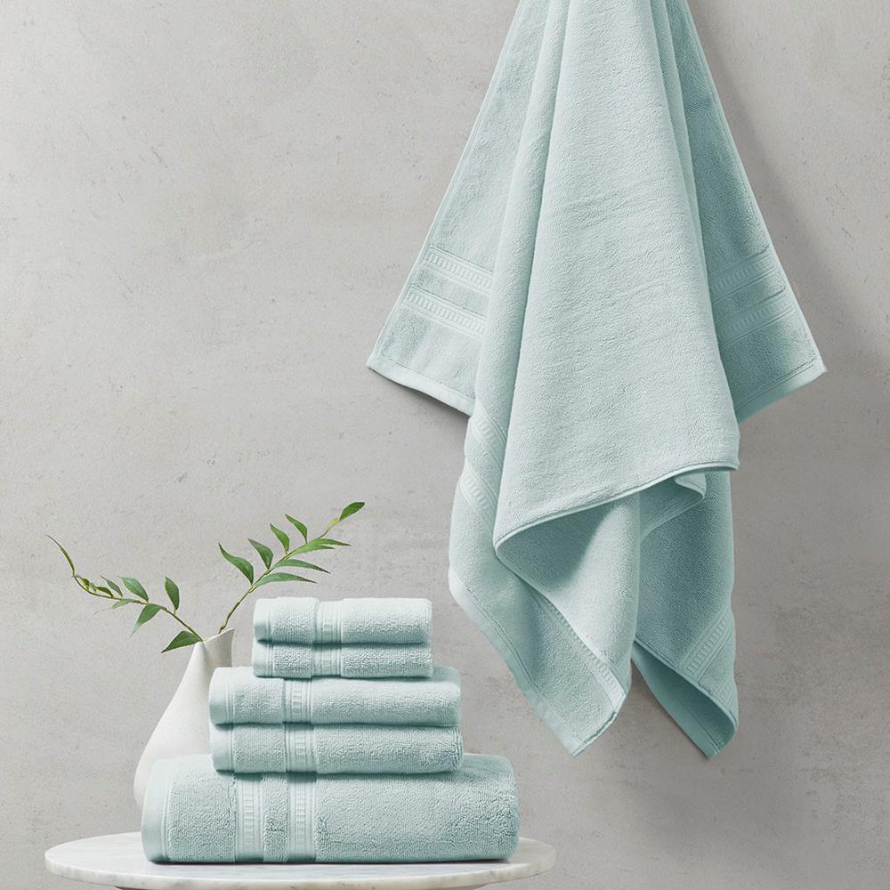 Seafoam - Uniquely Soft Cotton Feather Towel Set (6 Piece)