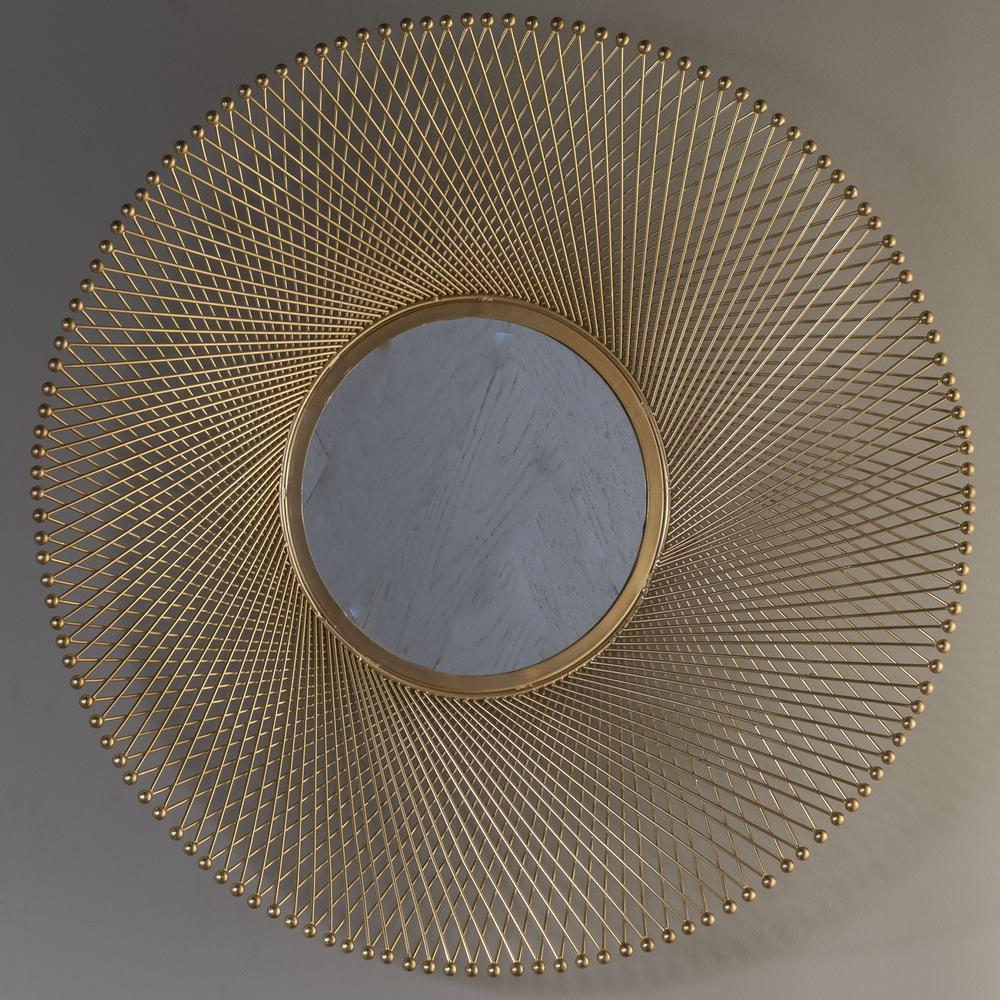 Sleek Modern Circular Mirror (30")