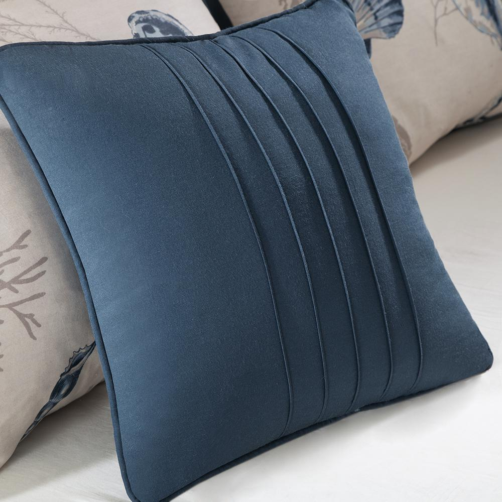 Seaside Inspired Design Cotton Comforter Set (7 Piece) Queen
