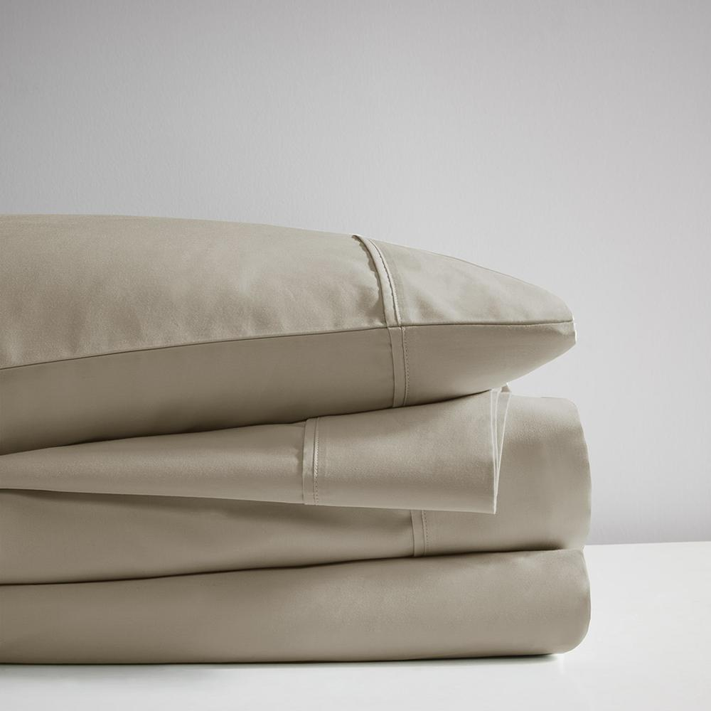 Khaki - Luxurious Cotton Rich Sheet Set (Full)