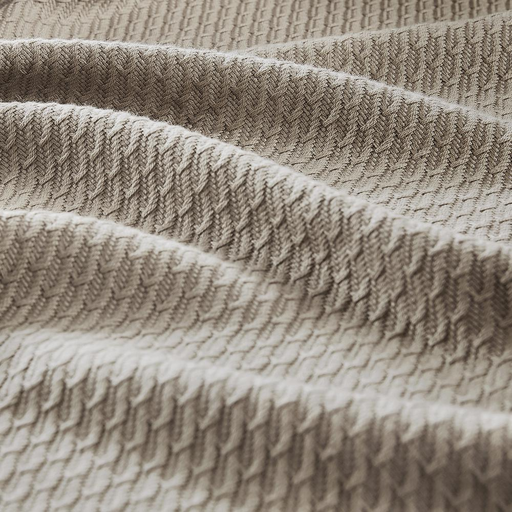 Egyptian Cotton Blanket (90"L x 66"W) Khaki