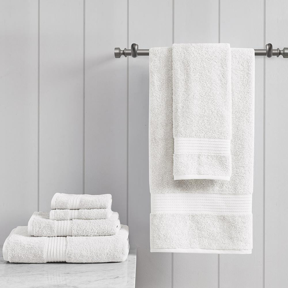 Off White - Ultra Soft Organic Bath Towel Set (6 Piece)