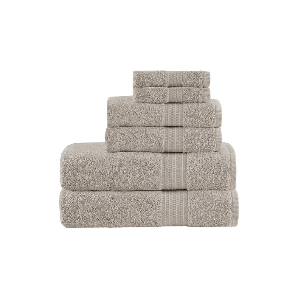 Tan - Ultra Soft Organic Bath Towel Set (6 Piece)