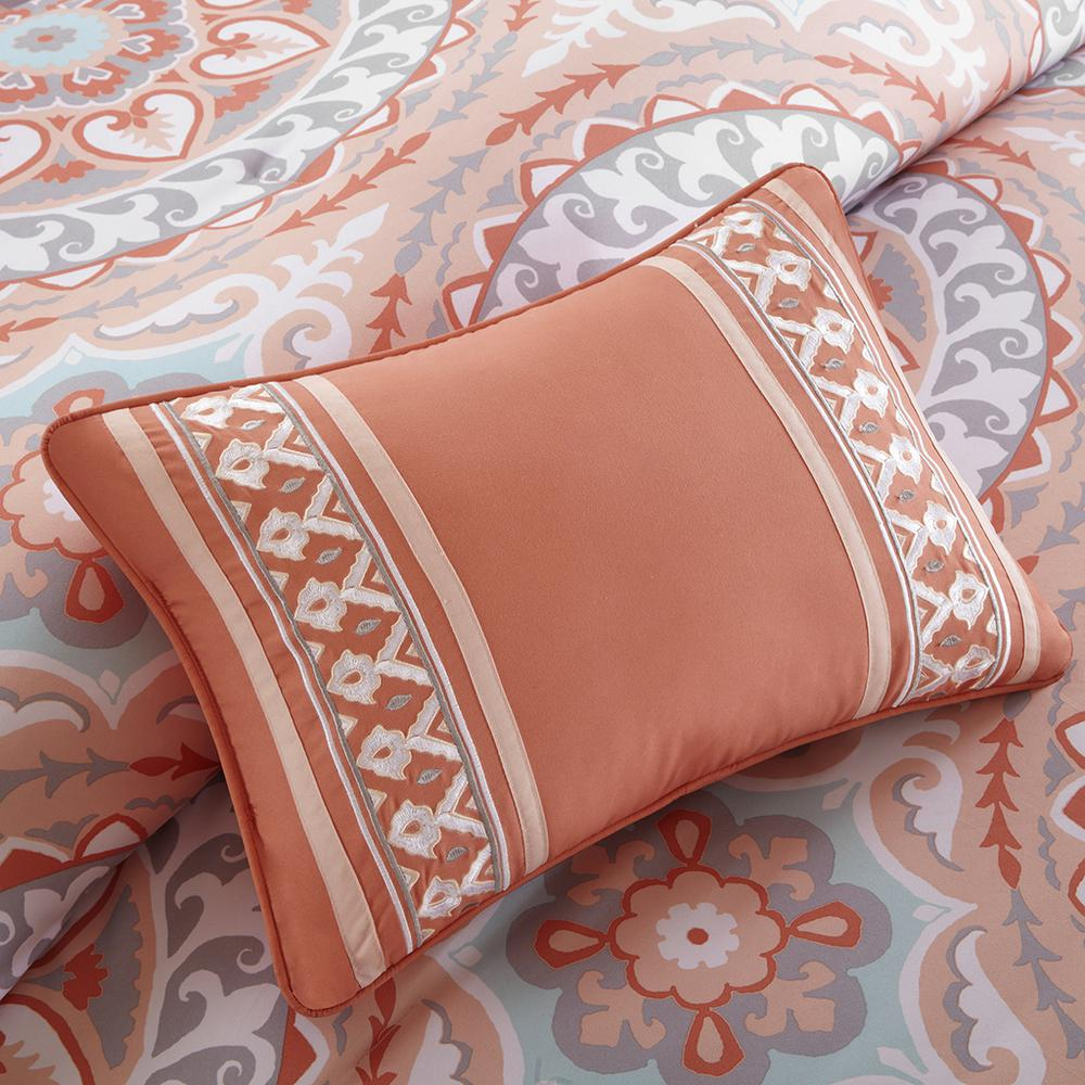 Cheerful Bohemian Style Comforter Set (9 Piece) Twin