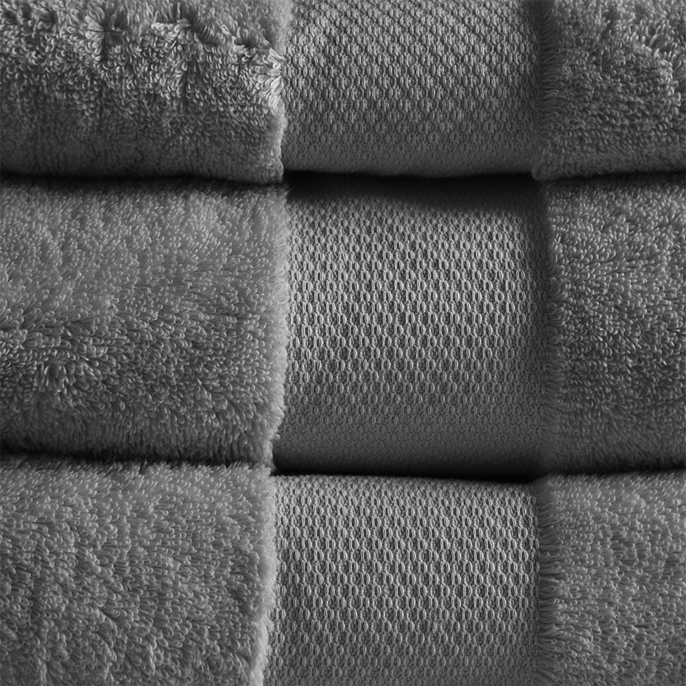 Charcoal - Signature Turkish Cotton Bath Towel Set (6 Piece)