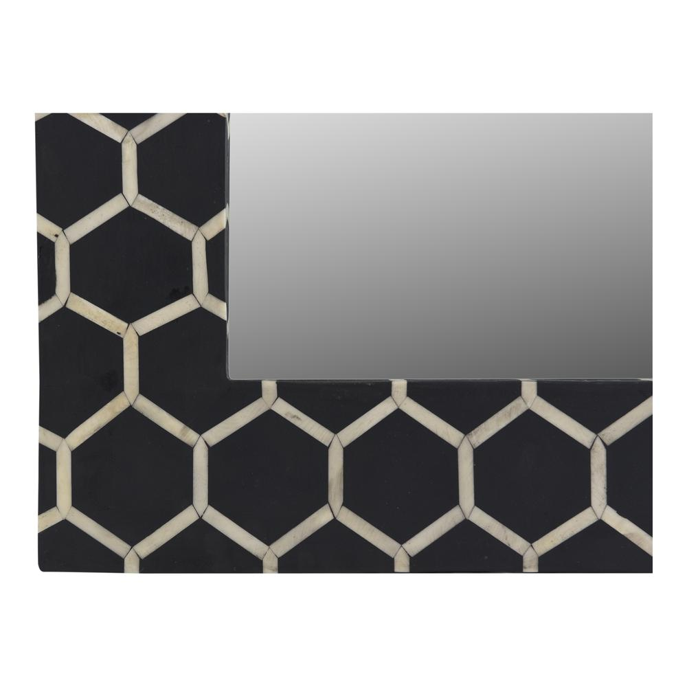 Honeycomb Design Contemporary Mirror (30" x 85")