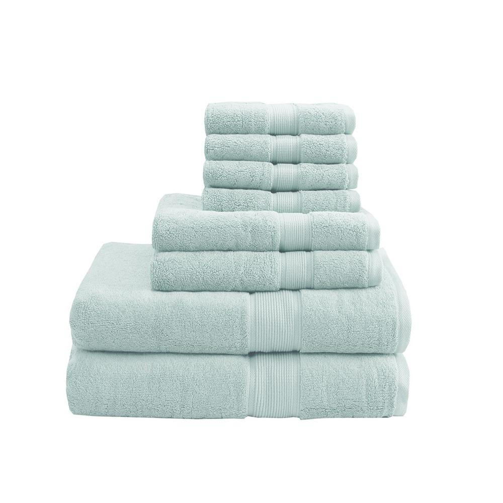 Seafoam - Spa Quality Signature Cotton Bath Towel Set (8 Piece)