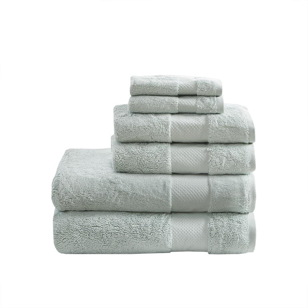 Seafoam - Signature Turkish Cotton Bath Towel Set (6 Piece)
