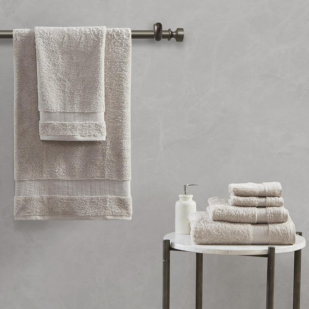 Tan - Luxurious Egyptian Cotton Bath Towel Set (6 Piece)