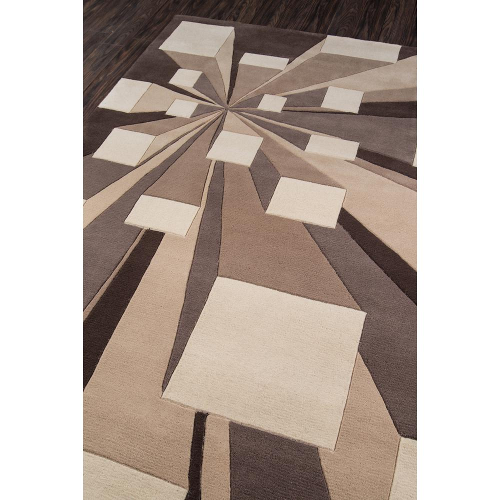 Taupe Architecture - Artisan Impressions Modern Rug (7'6" X 9'6")