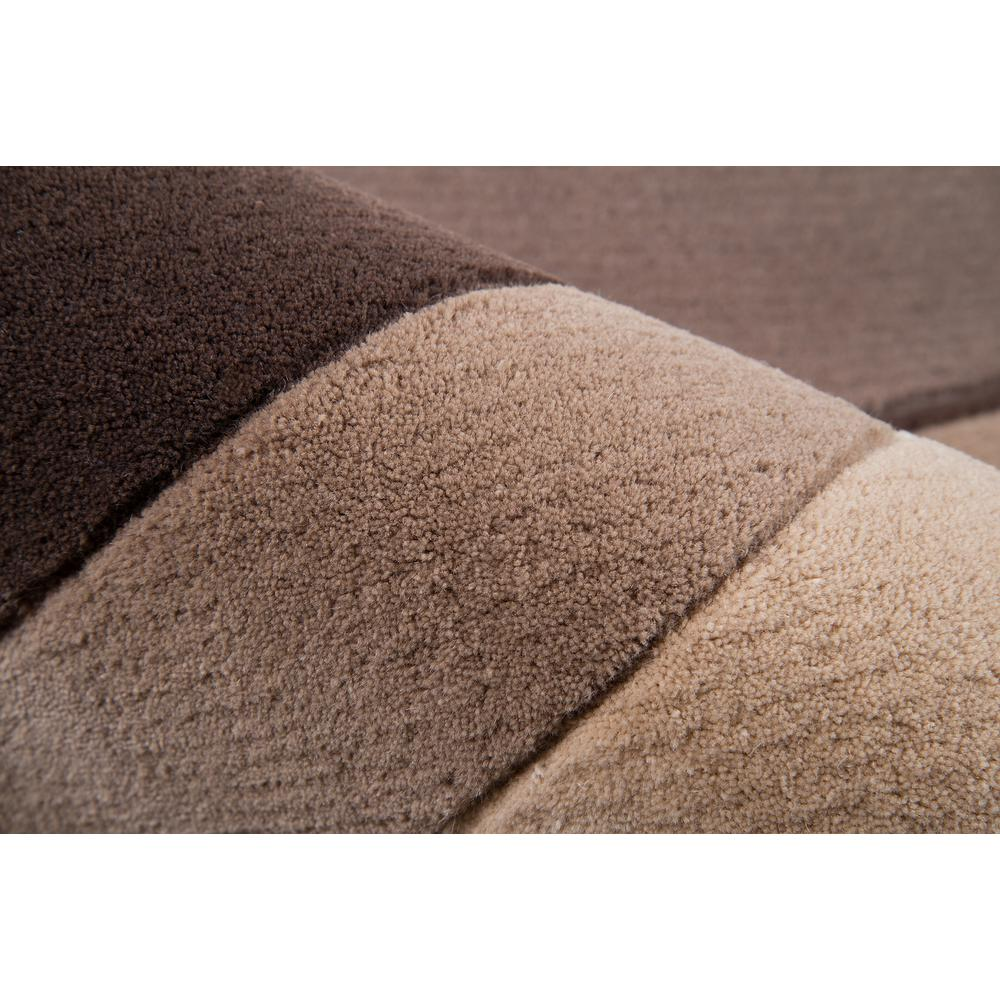 Taupe Architecture - Artisan Impressions Modern Rug (7'6" X 9'6")