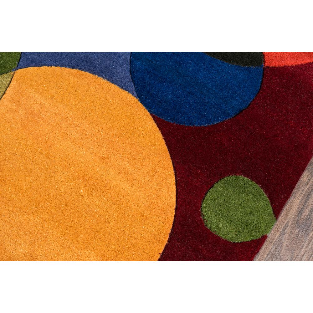 Multicolor Circles - Artisan Impressions Modern Rug - Round (6')