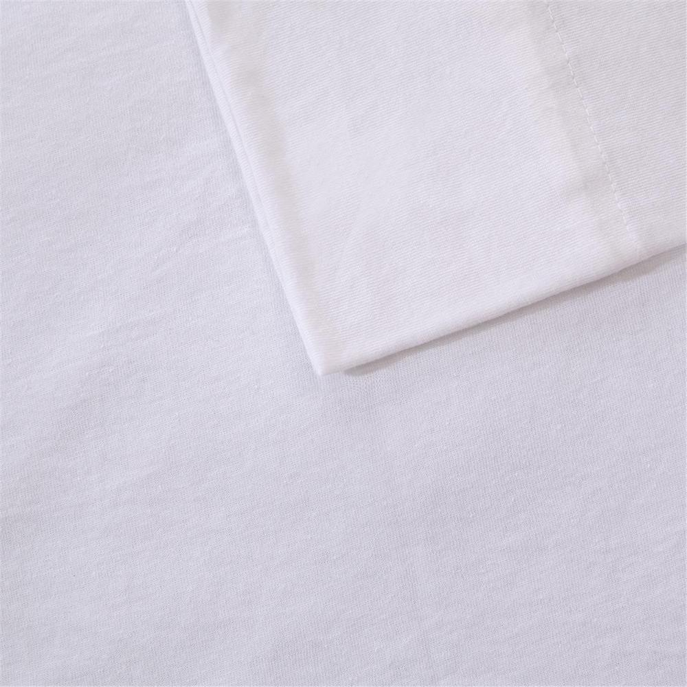White - All Season Jersey Knit Sheet Set (Twin)