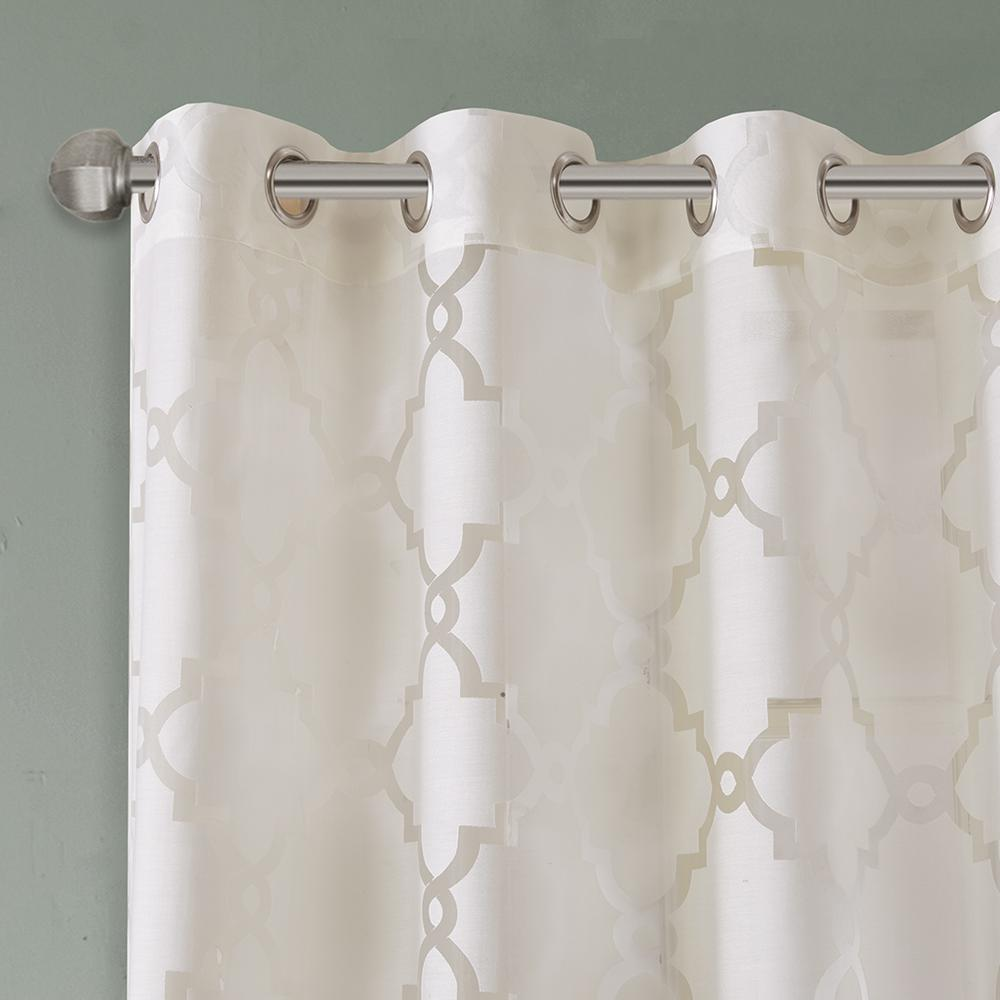 Ivory - Soft Harmony Sheer Curtain Panel (95")