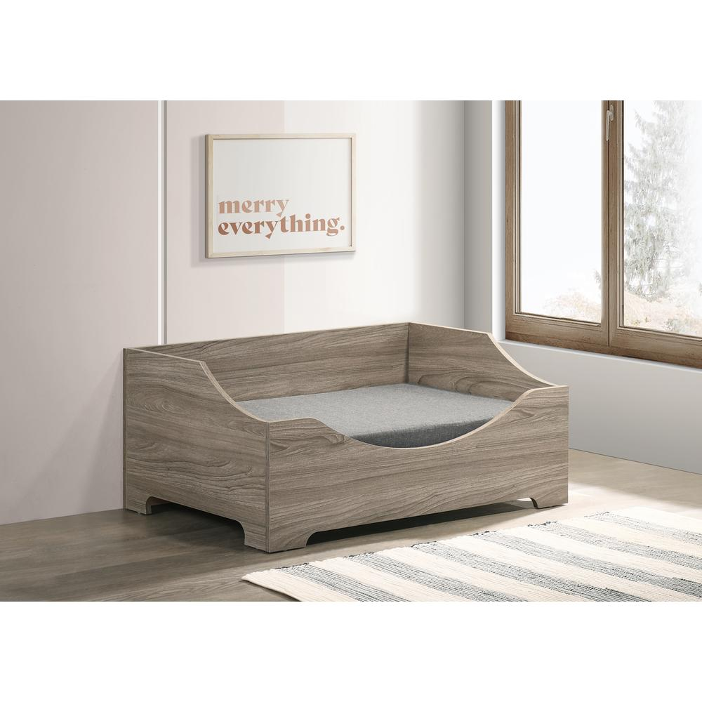 Sand Tone - Chic Scallop Design Pet Bed W/Cushion