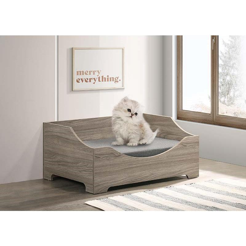 Sand Tone - Chic Scallop Design Pet Bed W/Cushion