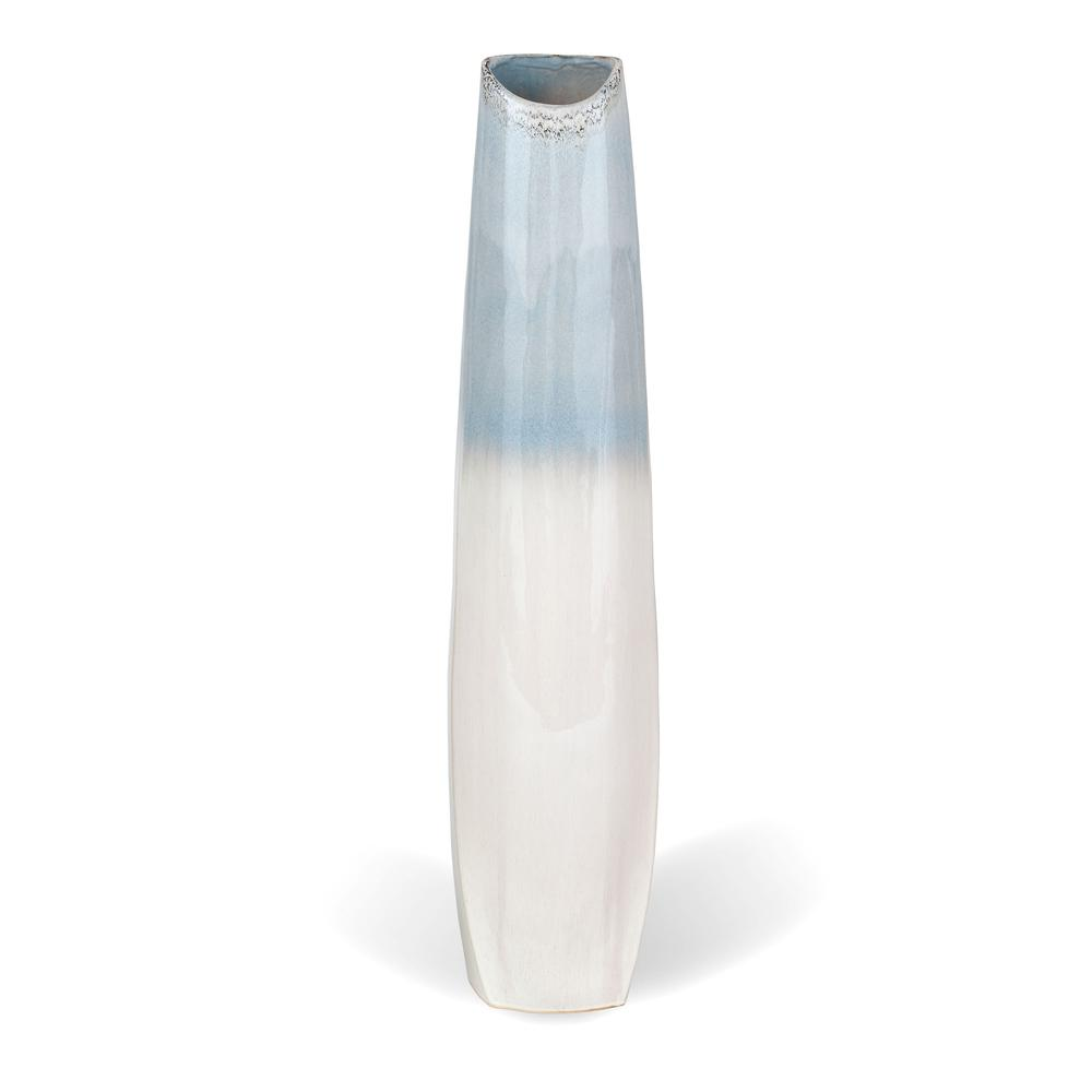 Serene Beach Tone Ceramic Floor Vase (47")