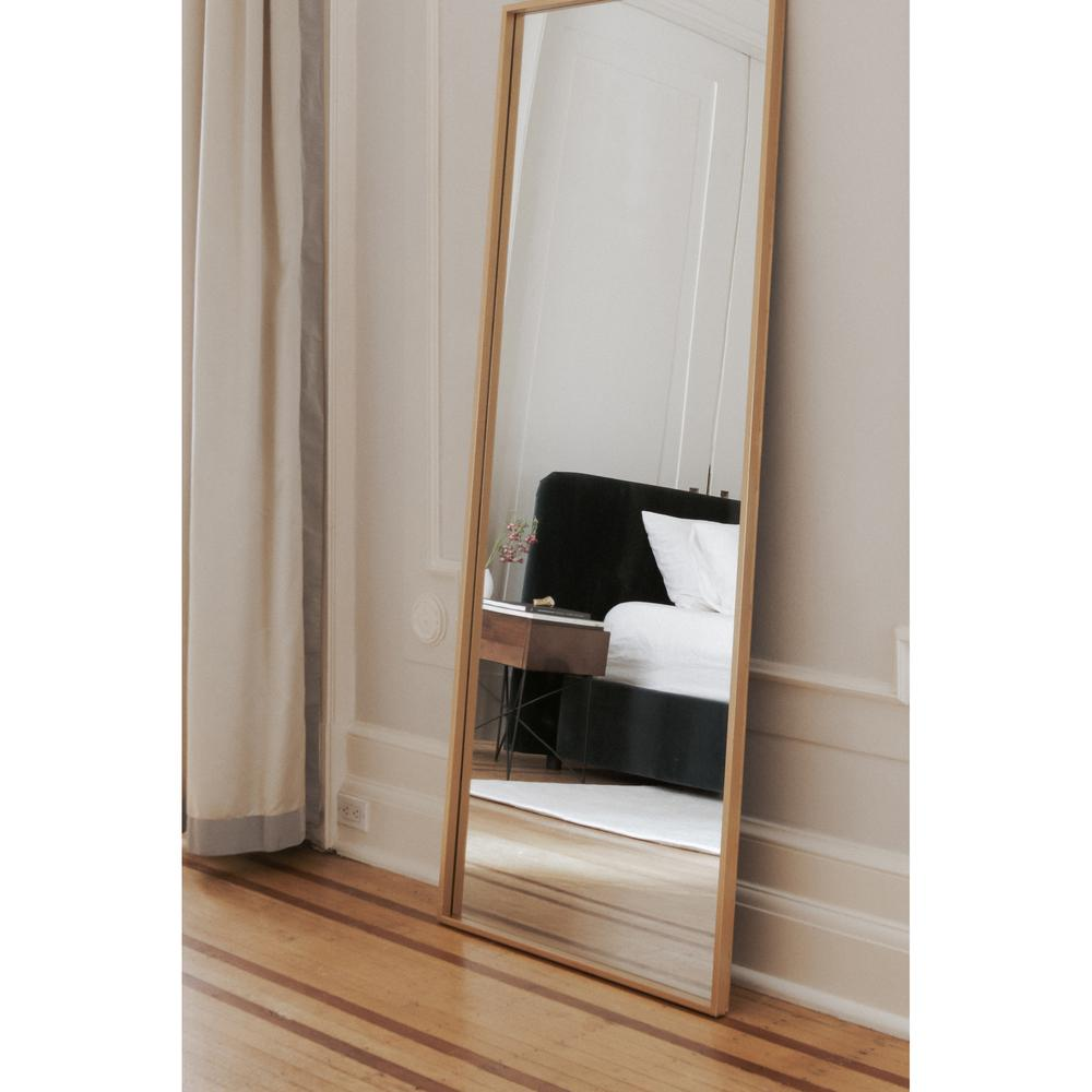 Gold - Versatile Chic Slim Frame Mirror (32" x 76")