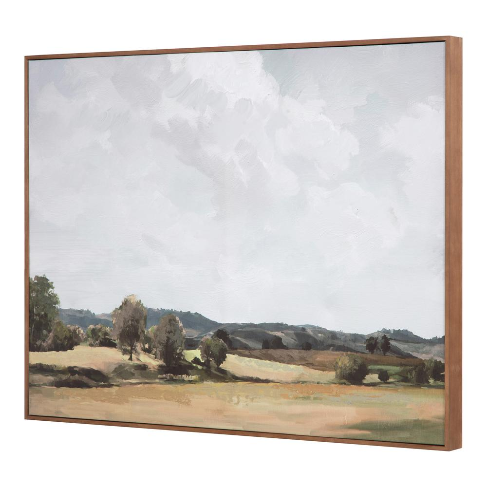 Countryside, Wall Art Piece - Framed Canvas (34'' x 26'')