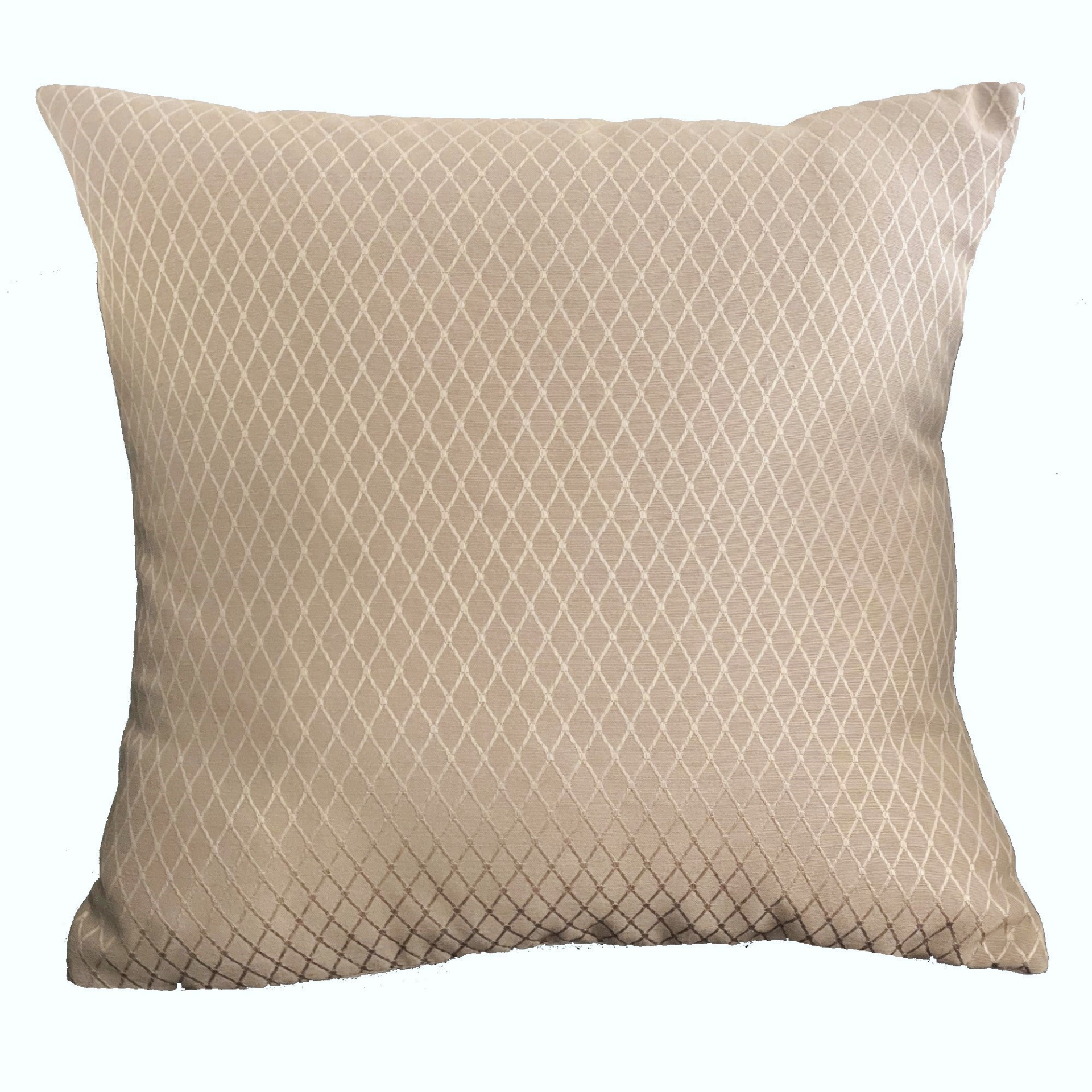 Brown - French Geometric Retreat Luxury Outdoor/Indoor Throw Pillow (Multiple Size)