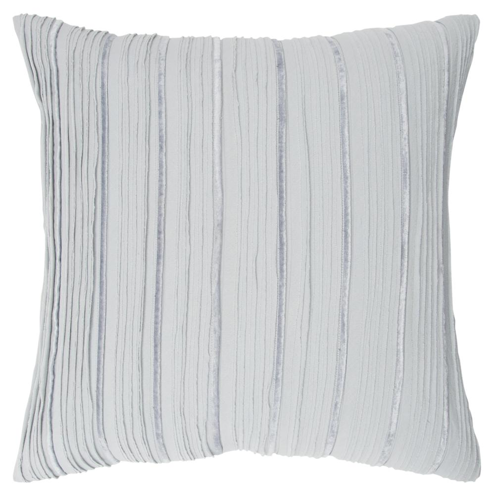 Soothing Grey & Blue - Contemporary Luxury Down Filled Pillow (20"x20")