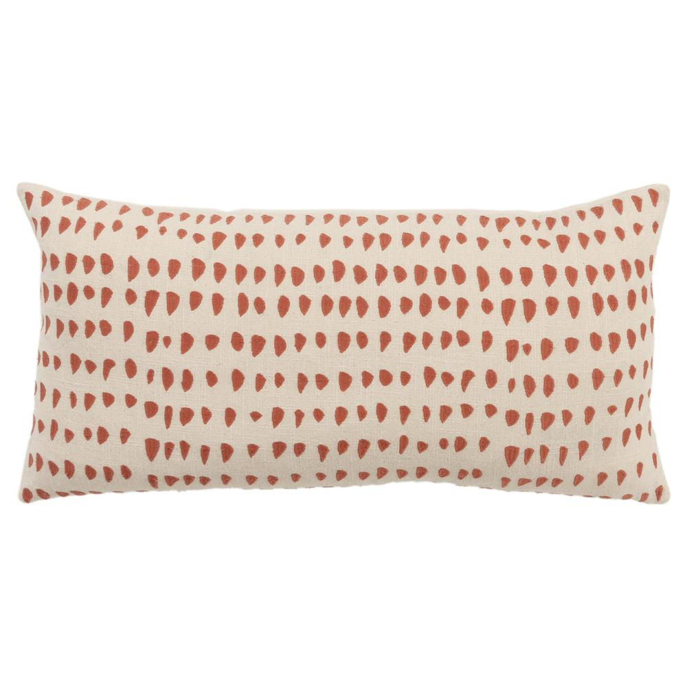 Ivory & Coral - Contemporary Luxury Down Filled Pillow (14"X26")